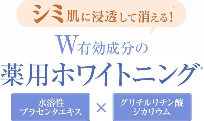 2つの成分を配合